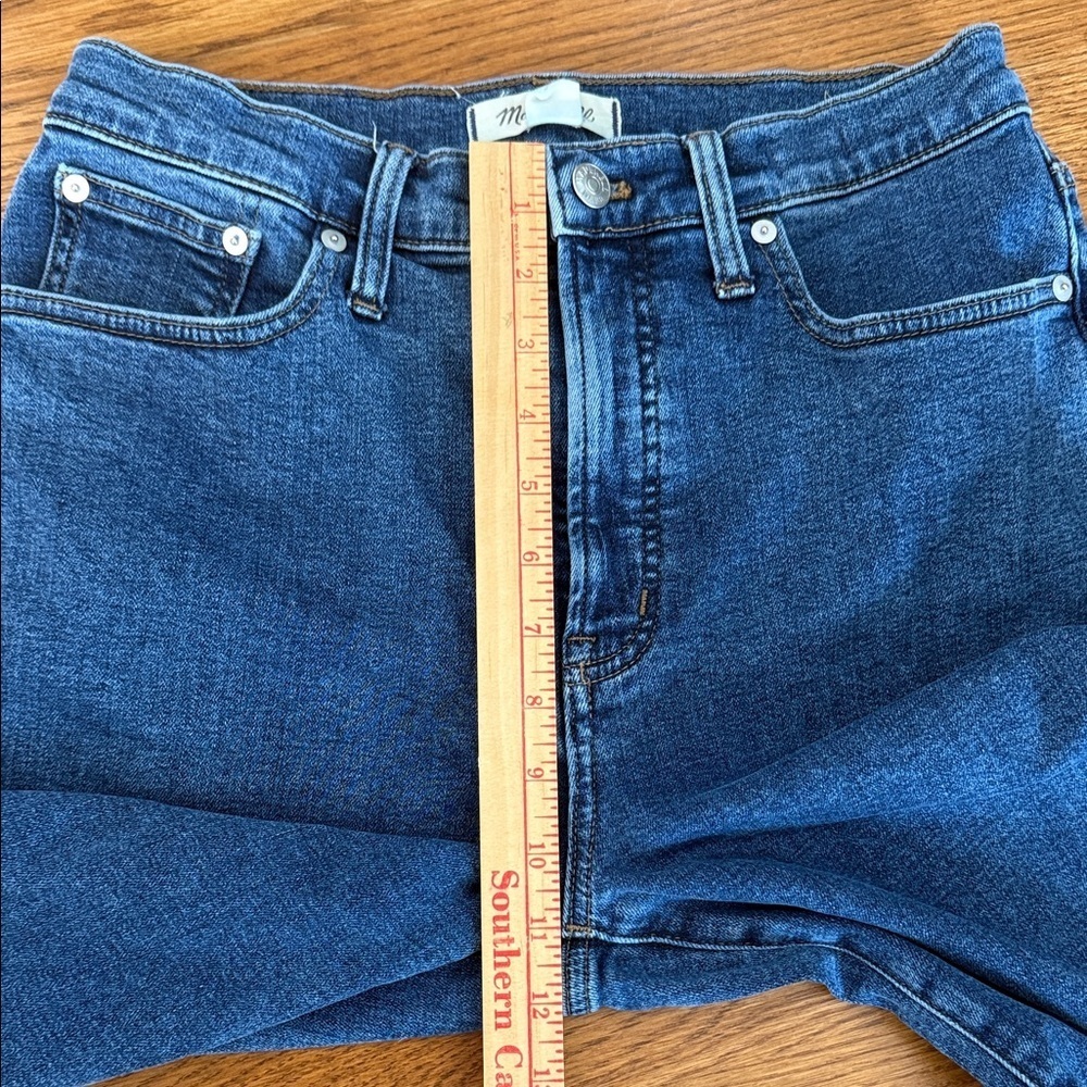 Madewell Perfect Vintage Straight Jeans Size 28 High Rise Medium Wash - Picture 10 of 10